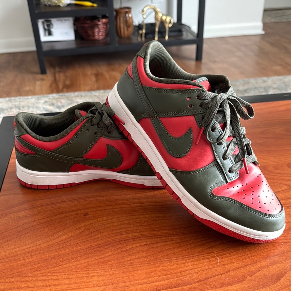 Nike dunk low - Mystic Red cargo khaki